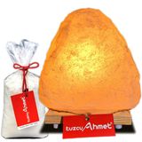 Çankırı Tuzcusu Tuzcu Ahmet Beyaz Tuzdan Yapılmış 3-4 kg Tuz Lamba Kaya Tuzu Hediyeli