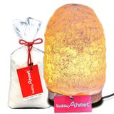 Çankırı Tuzcusu Tuzcu Ahmet Beyaz Tuzdan Yapılmış 4-5 kg Tuz Lamba Kaya Tuzu Hediyeli