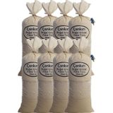 Çankırı Tuzu 8 Kg. (1KG.X8AD.) Bez Torbada Iri Taneli Çankırı Tuz Kristal Kaya Tuzu Orijinal Çankırı