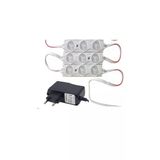 Canlipetshop Akvaryum Için Su Geçirmez Yapışkanlı Led Beyaz Renk 12 Volt 3 Adet Tak Çalıştır