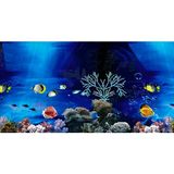Canlipetshop Arka Fon Deniz Akvaryumu 50 cm Uzunluk Yükseklik 60 cm No : 9081