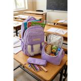 CANLOOR Waddell Lisanslı Twill Kumaş Niss Model Okul Sırt Çantası,Termal Beslenme Çantası Ve Kalemlik