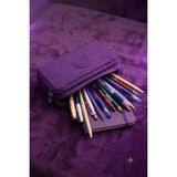 Canloor Waddell Mor Krinkıl Su Geçirmez Kumaş 2 Cepli Kalem Kutusu - A. Yeşil - 20*6*10CM - CÜZDAN TİPİ
