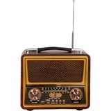 Cannavaro Cm-821Bt Büyükboy Dekoratif Nostaljik Radyo, Usb+Tf Card Okuyuculu, Telefon Tutucuklu, Müzik Çalar