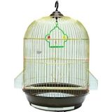 Canny Best Cage Silindir Salon Kuş Kafesi Gold- 1. Kalitede Ithal Üründür 34x53 Cm
