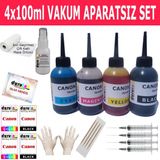 Canon 450 Mp150 Mp160 (Pg 40 Cl 41) Kartuş Mürekkep Dolum Seti 4X100ml Renk