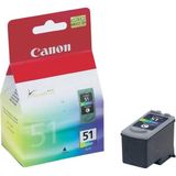 Canon Cl-51 Renkli Kartuş MX300-310 MP140-150-160-210 IP2200-6210-6220 - Siyah - Beyaz
