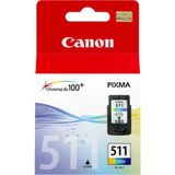 Canon Cl-511 Renkli Orjinal Kartuş Mx320-330-340-350-360-410 Mp230-235-240-250 Ip2700