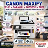 Canon Dublex Baskı ve 3 Tepsi Kağıt Girişi ile Maxify Wi-Fi + Faks Renkli Çok Fonksiyonlu Tanklı Mürekkep Püskürtmeli Yazıcı - Beyaz