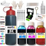 Canon E3340 E3440 E4240 Kartuş Dolum Seti 500Ml Siyah+3X100ml Renkli (Pg-46 Cl-56) Mürekkep