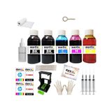 CANON E404 E414 YAZICI UYUMLU KARTUŞ DOLUM SETİ 5 li SET 5x100ml