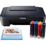 Canon E414 Bitmeyen Kartuşlu Çok Fonksiyonlu Yazıcı 2 Kartuş ile 3000 Sayfa Renkli Baskı