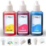Canon E414 Için Renkli Kartuş Dolum Seti Inkjet En Ucuzu