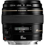 Canon EF 85mm f/1.8 USM Lens Kısa Telefoto Canon Uyumlu Portre Çekimleri İçin