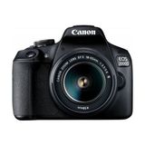 Canon EOS 2000D 18-55MM DC III DSLR Dijital Fotoğraf Makinesi İthalatçı Garantili - Siyah