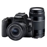 Canon EOS 250D + 18-55mm + 75-300mm Lens DSLR Fotoğraf Makinesi