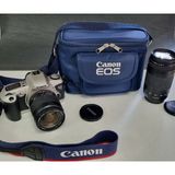 Canon EOS 500 N 28-80mm + 75-300mm Lensli Analog Filmli Fotoğraf Makinesi (2.EL)