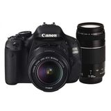 Canon EOS 600D + 18-135 + 75-300mm Lens DSLR Fotoğraf Makinesi