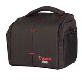 Canon EOS Dama Stile Fotoğraf Siyah Makinesi Çantası