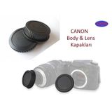 CANON FOTOĞRAF MAKİNESİ BODY KAPAĞI CANON OBJEKTİF KAPAĞI