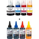 Canon G1420 G1460 G2020 G2470 Uyumlu Gı-41 Muadil Mürekkep Seti + 4 Renk Yedek Mürekkep - 136 ml 70 ml /100er ml yedek