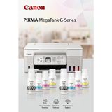 Canon G3470 Fotokopi + Tarayıcı + Wi-Fi Mürekkep Tanklı Yazıcı (Yüksek Kapasiteli)+Yedek Mürekkep Seti - Beyaz