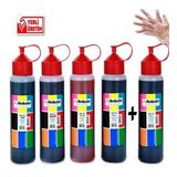 Canon GI-41 G1430 G2470 G3470 G4470 Uyumlu 4 RENK Mürekkep Dolum Seti 5X500 ml. 35.000 sf.