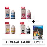 Canon IX6550 için 1 Takım Photoink Mürekkep- Fotoğraf Kağıdı Hediyeli