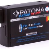 Canon LP-E8 pil için PATONA Platin değiştirme (1300 mAh) güç paketi bilgi çipi ile Canon EOS 550D 600D 650D 700D ile uyumlu