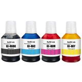 Canon MAXIFY GX3040 GI-46 4 Renk Muadil Mürekkep Seti