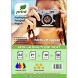 Canon Maxify Gx5050 Gı-46 Yazıcılar Için A4 Premium Parlak Çift Taraflı Fotoğraf Kağıdı 120gr 50 Yaprak