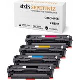 Canon MF-733CDW MF-734CDW Için CRG046 Renkli Muadil Toner (4’lü Set)