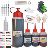 Canon Mp210 Mp220 Mp470 Kartuş Dolum Seti 500Ml Siyah+3X100ml Renkli (Pg 37 Cl 38)