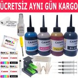 Canon Mp330 Mp480 Mp490 Kartuş Mürekkep Dolum Seti 4X100ml (Pg 510 Cl 511) Renk Non Oem