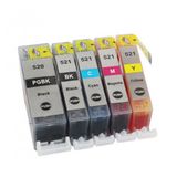 Canon Mp540 Mp550 Mp560 Kolay Dolan Muadil Kartuş Seti 5 Renk (Dolu)