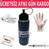Canon Mp830 950 960 500Ml Pgbk Pıgment Black Sıyah Mürekkep Duruınk Hediyeli Kartuş Dolum Mürekkebi