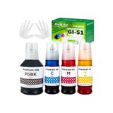Canon muadil Gı-41 G1430 G3420 G3430 G2470 G3470 G4470 1 Set 4 Renk Mürekkep