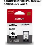 Canon PG-46 Siyah Kartuş 400 Sayfa Açık Siyah Renk Ofis ve Ev Kullanımı Uyumlu Modeller E404 E464 E414 E474 E484