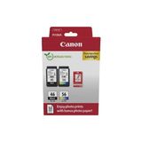 Canon Pg-46/cl-56 Multipack Fotoğraf Kağıdı Hediyeli - 9059B003 - Siyah - Kırmızı - Mavi - Sarı