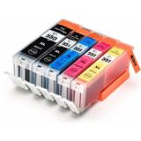 Canon Pgı 550XL Clı 551XL Cmyk Chipli Muadil Kartuş Seti - Renkli