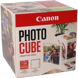 Canon Photo Cube Creative Pack, Turuncu - Pp-201 Parlak Ii Fotoğraf Kağıdı 5 X 5 Inç (40 Yaprak) + F