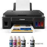 Canon Pixma G2410 Tarayıcı + Fotokopi Renkli Çok Fonksiyonlu Tanklı Mürekkep Püskürtmeli Yazıcı - Muadil Bitmeyen Kartuş Mürekkepli