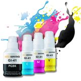 Canon Pixma G3460 GI-41 4 Renk Muadil Mürekkep Set