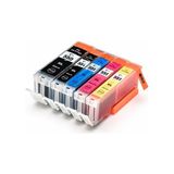 Canon Pixma MG5550 PGI-550XL CLI-551XL Chipli Muadil Kartuş Seti - Renkli