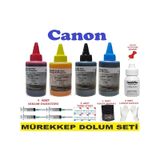 Canon Pixma Mp280 Kartuş Dolum Mürekkep Seti 4X100 ML
