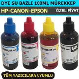 Canon Pixma TS5150 Uyumlu 4x100 ml Kartuş Dolum Mürekkep Seti