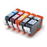Canon Premium® Pixma Ix6550 Uyumlu Yüsksek Kapasite 5 Renk Muadil Kartuş