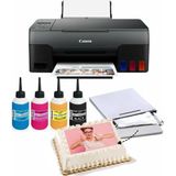 Canon RESİMLİ PASTA YAZICISI - CANON PIXMA G3480 Gıda Mürekkepli BİTMEYEN KARTUŞ SİSTEMİ