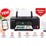 Canon Tanklı Renkli Yazıcı WiFi Çok Fonksiyonlu Yazıcı Tarayıcı Fotokopi A4 - Siyah