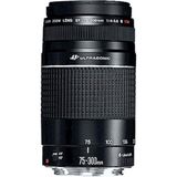 Canon Telefoto Lens EF 75-300MM F4-5.6 III USM Siyah Renkli Hızlı Otomatik Odaklama Özellikli
